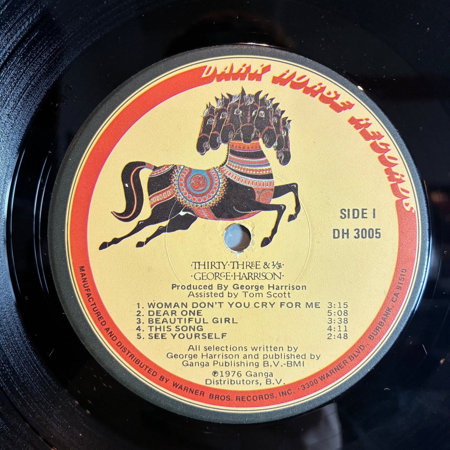 George Harrison - Thirty Three & 1/3 (VINYL) | Excellent (EX) Excellent (EX)