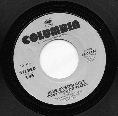 Blue Öyster Cult - (Don't Fear) The Reaper (7" VINYL) | Excellent (EX) Excellent (EX)