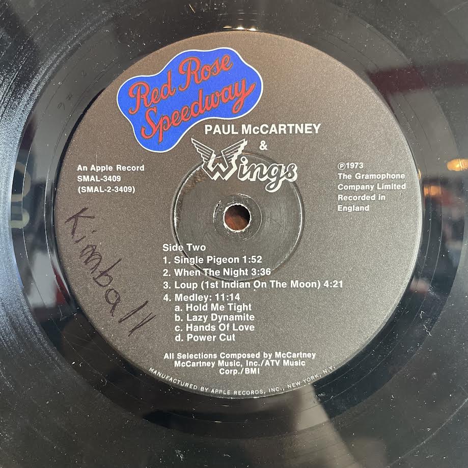 Wings (2) - Red Rose Speedway (VINYL) | Excellent (EX) Very Good Plus (VG+)