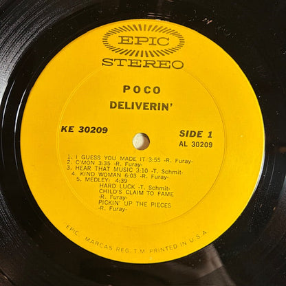 Poco (3) - Deliverin' (VINYL) | Excellent (EX) Very Good Plus (VG+)