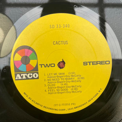 Cactus (3) - Cactus (VINYL) | Excellent (EX) Very Good Plus (VG+)