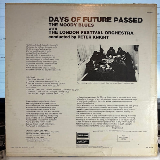 The Moody Blues - Days Of Future Passed (VINYL) | Excellent (EX) Very Good Plus (VG+)