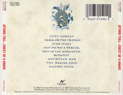 Jethro Tull - Crest Of A Knave (CD) | Excellent (EX) Near Mint (NM)
