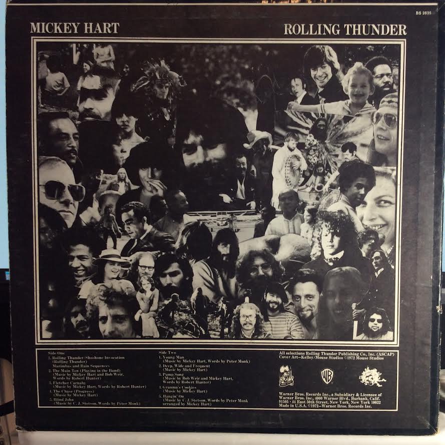 Mickey Hart - Rolling Thunder (VINYL) | Excellent (EX) Very Good Plus (VG+)