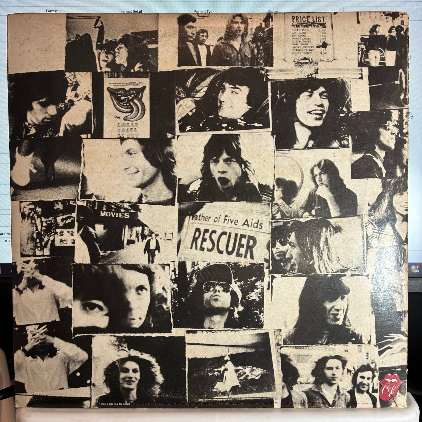 The Rolling Stones - Exile On Main St (2x VINYL W POSTCARDS) | Excellent (EX) Very Good Plus (VG+)
