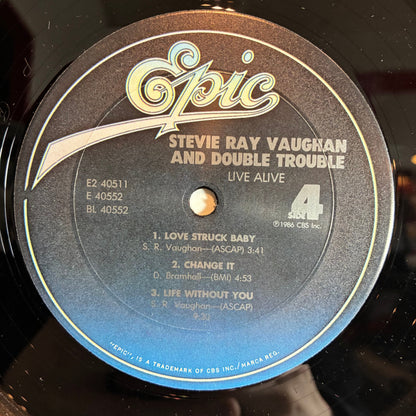 Stevie Ray Vaughan & Double Trouble - Live Alive (2x VINYL) | Excellent (EX) Excellent (EX)