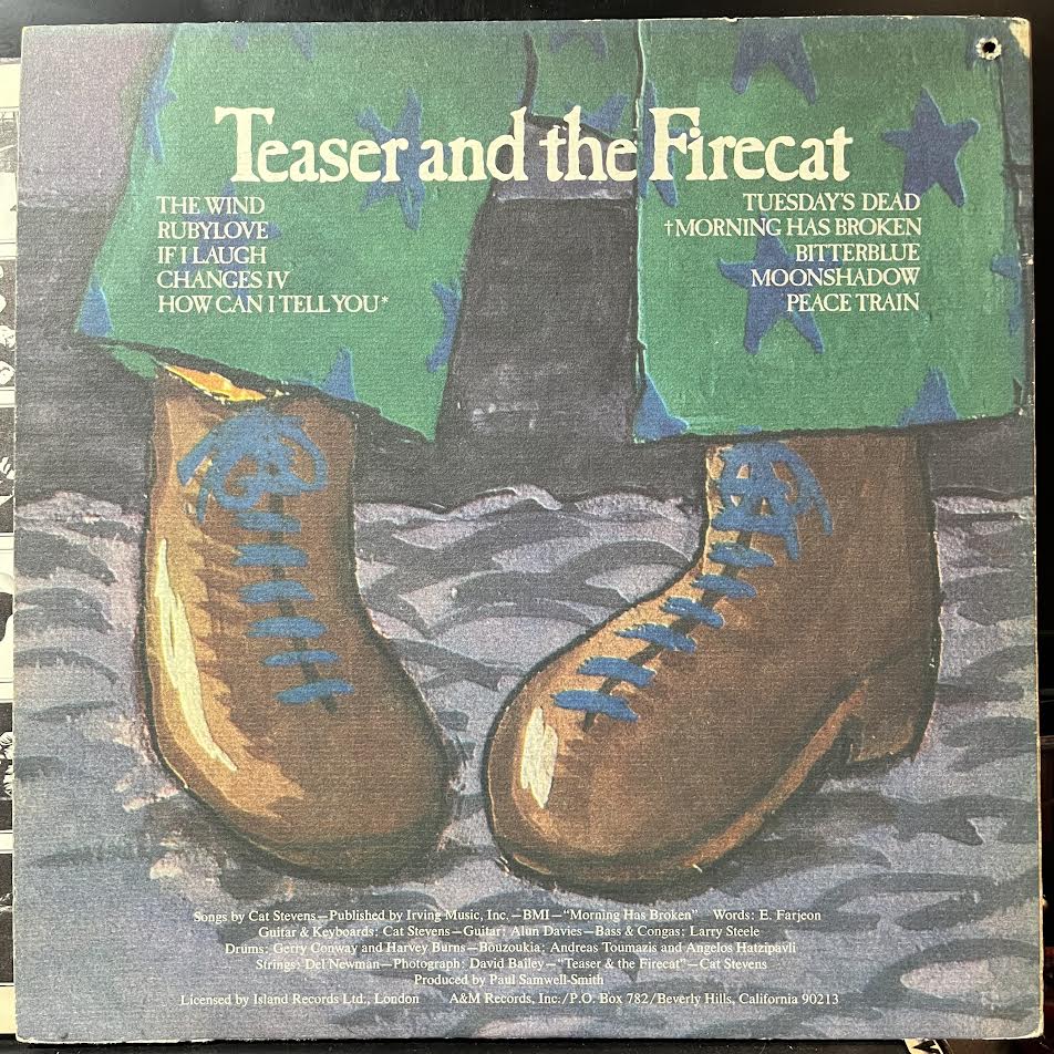 Cat Stevens - Teaser And The Firecat (VINYL) | Excellent (EX) Very Good Plus (VG+)