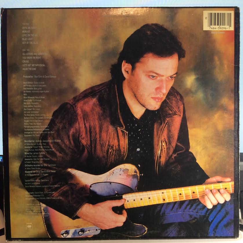 David Gilmour - About Face (VINYL) | Excellent (EX) Excellent (EX)