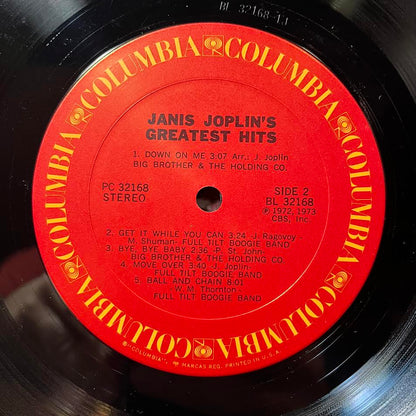 Janis Joplin - Janis Joplin's Greatest Hits (VINYL) | Excellent (EX) Near Mint (NM)