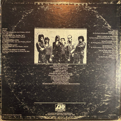 The J. Geils Band - The J. Geils Band (VINYL) | Excellent (EX) Very Good (VG)