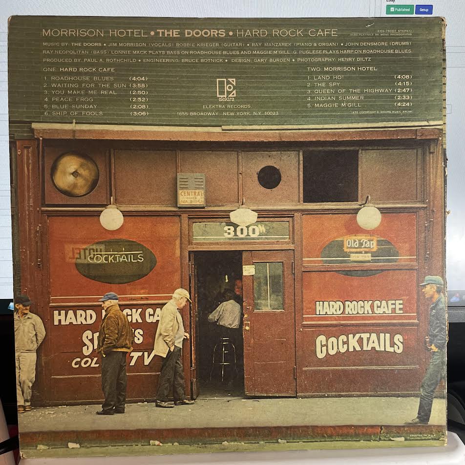 The Doors - Morrison Hotel (VINYL) | Excellent (EX) Excellent (EX)