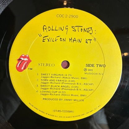 The Rolling Stones - Exile On Main St (2x VINYL W POSTCARDS) | Excellent (EX) Very Good Plus (VG+)
