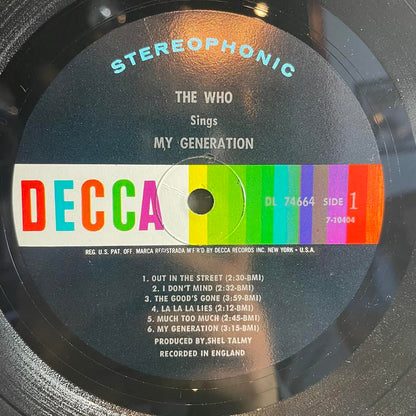 The Who - The Who Sings My Generation (VINYL) | Excellent (EX) Very Good Plus (VG+)