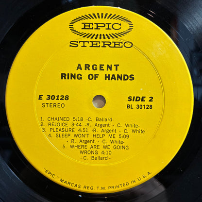Argent - Ring Of Hands (VINYL) | Excellent (EX) Very Good Plus (VG+)