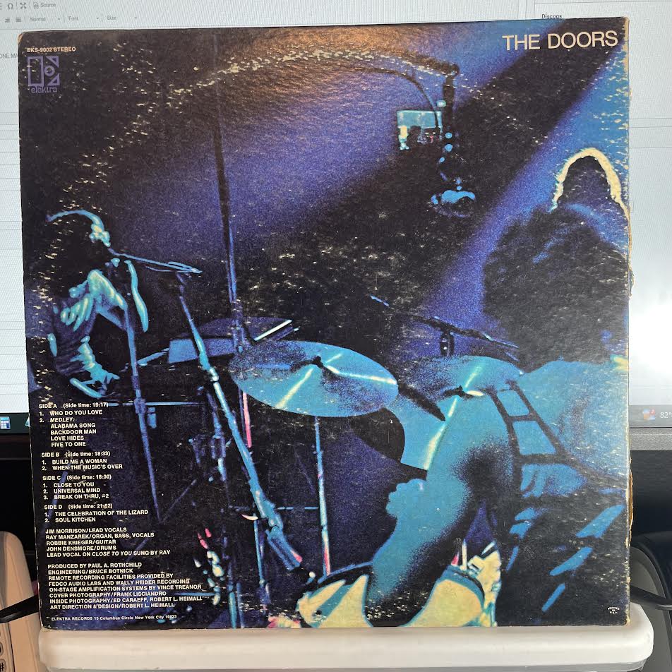 The Doors - Absolutely Live (2xVINYL) | Excellent (EX) Excellent (EX)