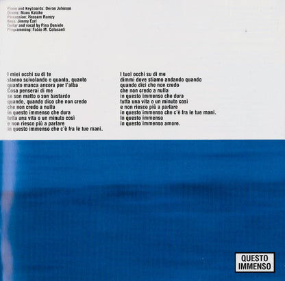 Dimmi Cosa Succede Sulla Terra (CD) | Excellent (EX) Very Good Plus (VG+)