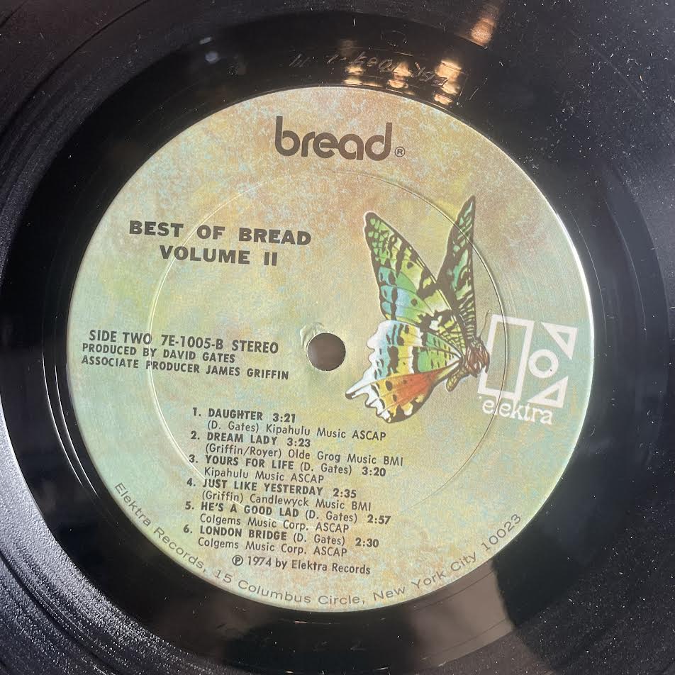 Bread - The Best Of Bread/Volume Two (VINYL) | Excellent (EX) Excellent (EX)