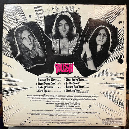 Rush - Rush (VINYL) | Excellent (EX) Very Good Plus Plus (VG++)