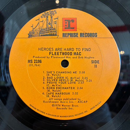 Fleetwood Mac - Heroes Are Hard To Find (VINYL) | Excellent (EX) Very Good Plus (VG+)
