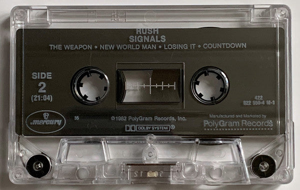 Rush - Signals (CASSETTE) | Excellent (EX) Excellent (EX)