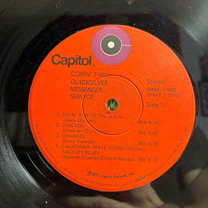 Quicksilver Messenger Service - Comin' Thru (VINYL) | Excellent (EX) Excellent (EX)