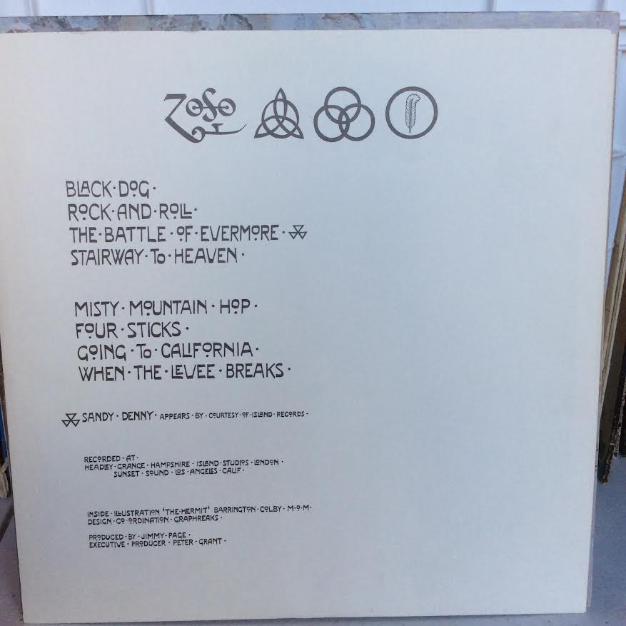 Led Zeppelin - Untitled (VINYL) | Excellent (EX) Near Mint (NM)