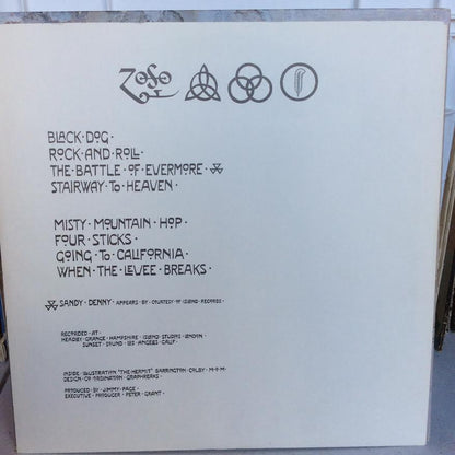 Led Zeppelin - Untitled (VINYL) | Excellent (EX) Near Mint (NM)