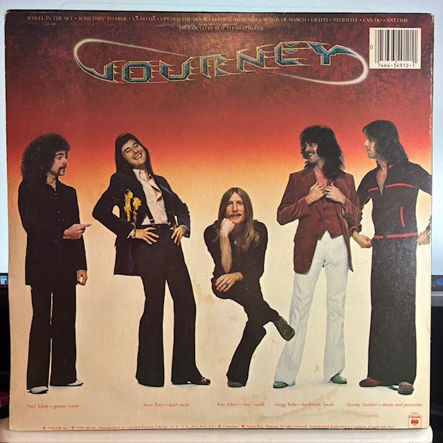 Journey - Infinity (VINYL) | Excellent (EX) Very Good Plus (VG+)