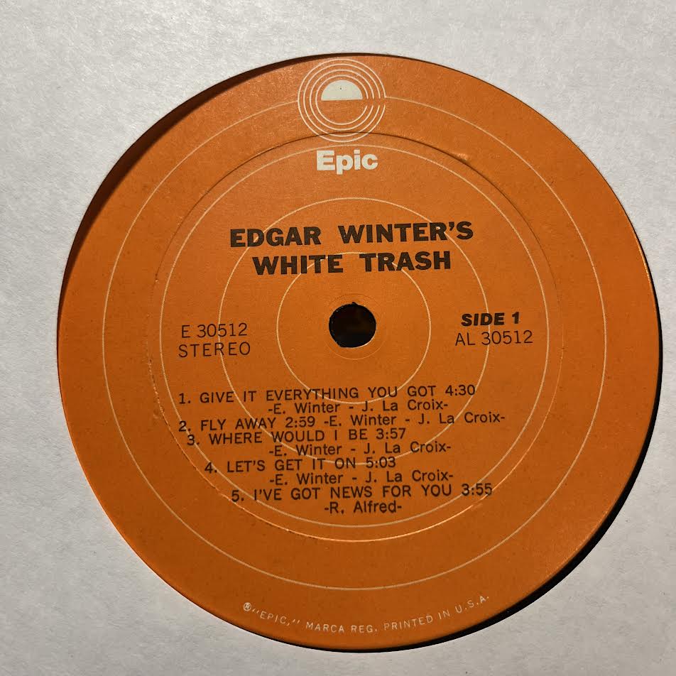 Edgar Winter's White Trash - Edgar Winter's White Trash (VINYL) | Excellent (EX) Excellent (EX)