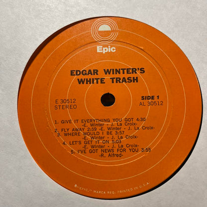 Edgar Winter's White Trash - Edgar Winter's White Trash (VINYL) | Excellent (EX) Excellent (EX)