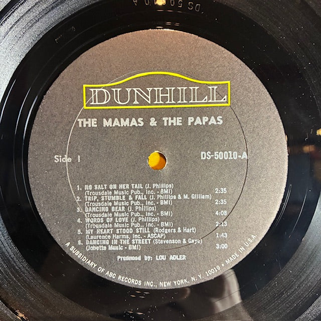 The Mamas & The Papas - The Mamas & The Papas (VINYL) | Excellent (EX) Excellent (EX)