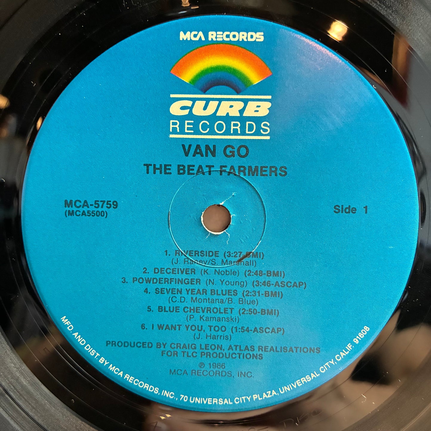The Beat Farmers - Van Go (VINYL) | Excellent (EX) Excellent (EX)
