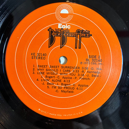 Beck, Bogert & Appice - Beck, Bogert & Appice (VINYL) | Excellent (EX) Excellent (EX)