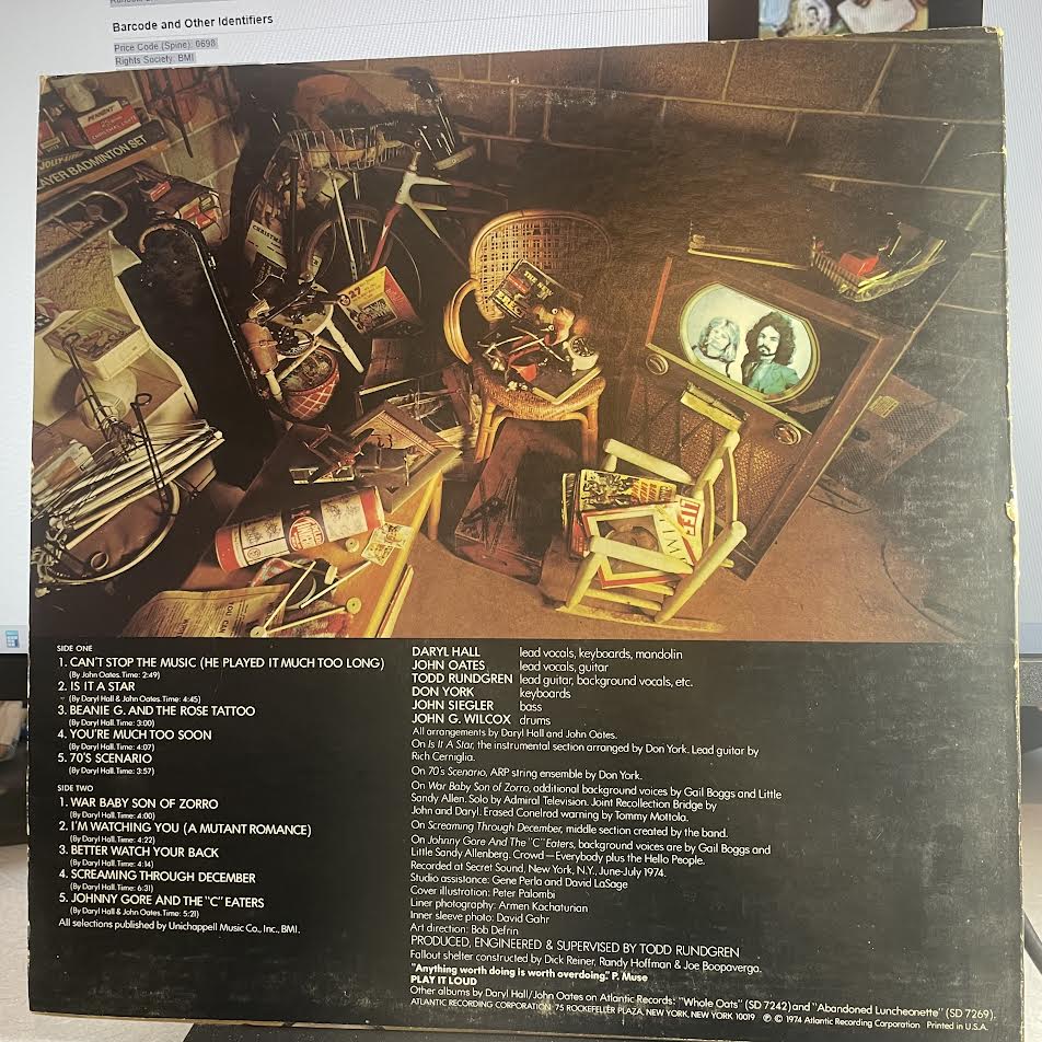 Daryl Hall & John Oates - War Babies (VINYL) | Excellent (EX) Excellent (EX)