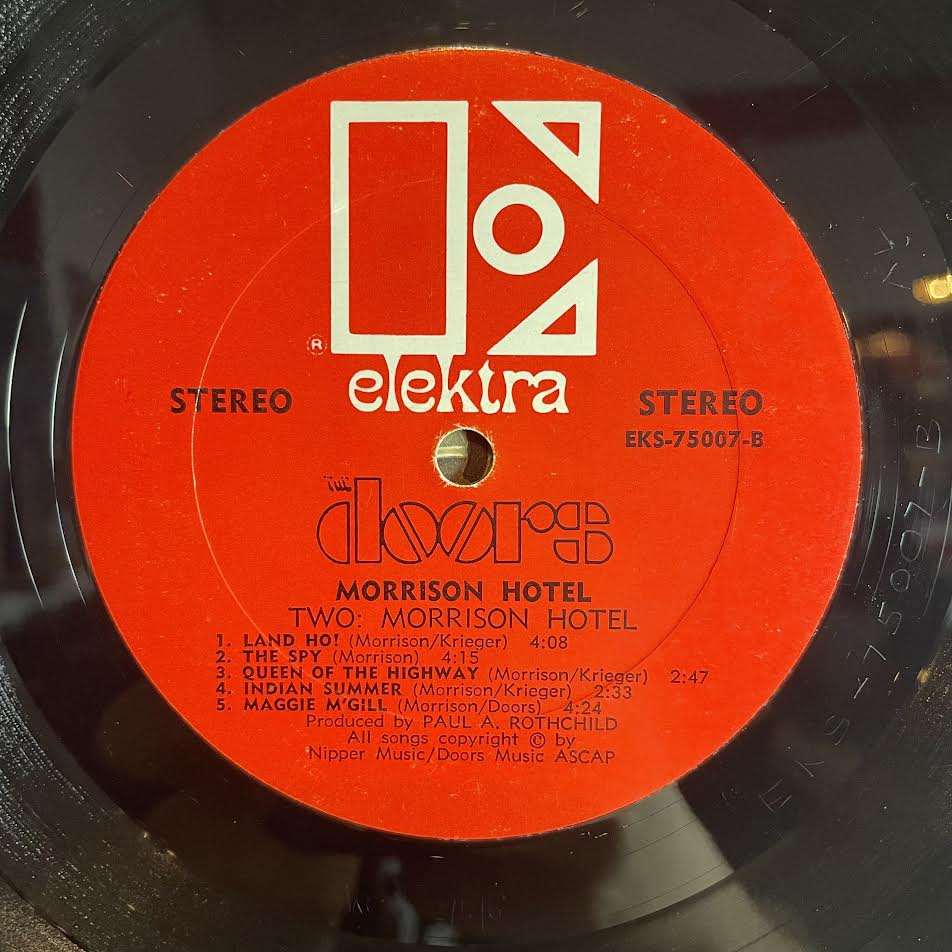 The Doors - Morrison Hotel (VINYL) | Excellent (EX) Excellent (EX)