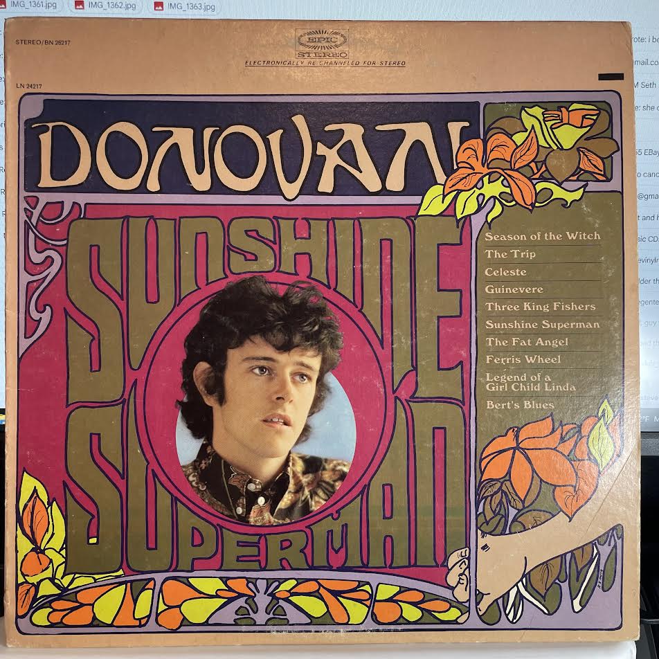 Donovan - Sunshine Superman (VINYL) | Excellent (EX) Excellent+ (EX+)