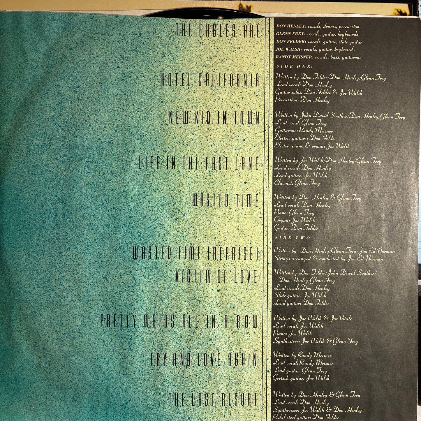 Eagles - Hotel California (VINYL) | Excellent (EX) Very Good Plus (VG+)