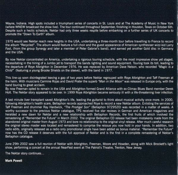 Nektar - Remember The Future (SACD) | Excellent (EX) Near Mint (NM)
