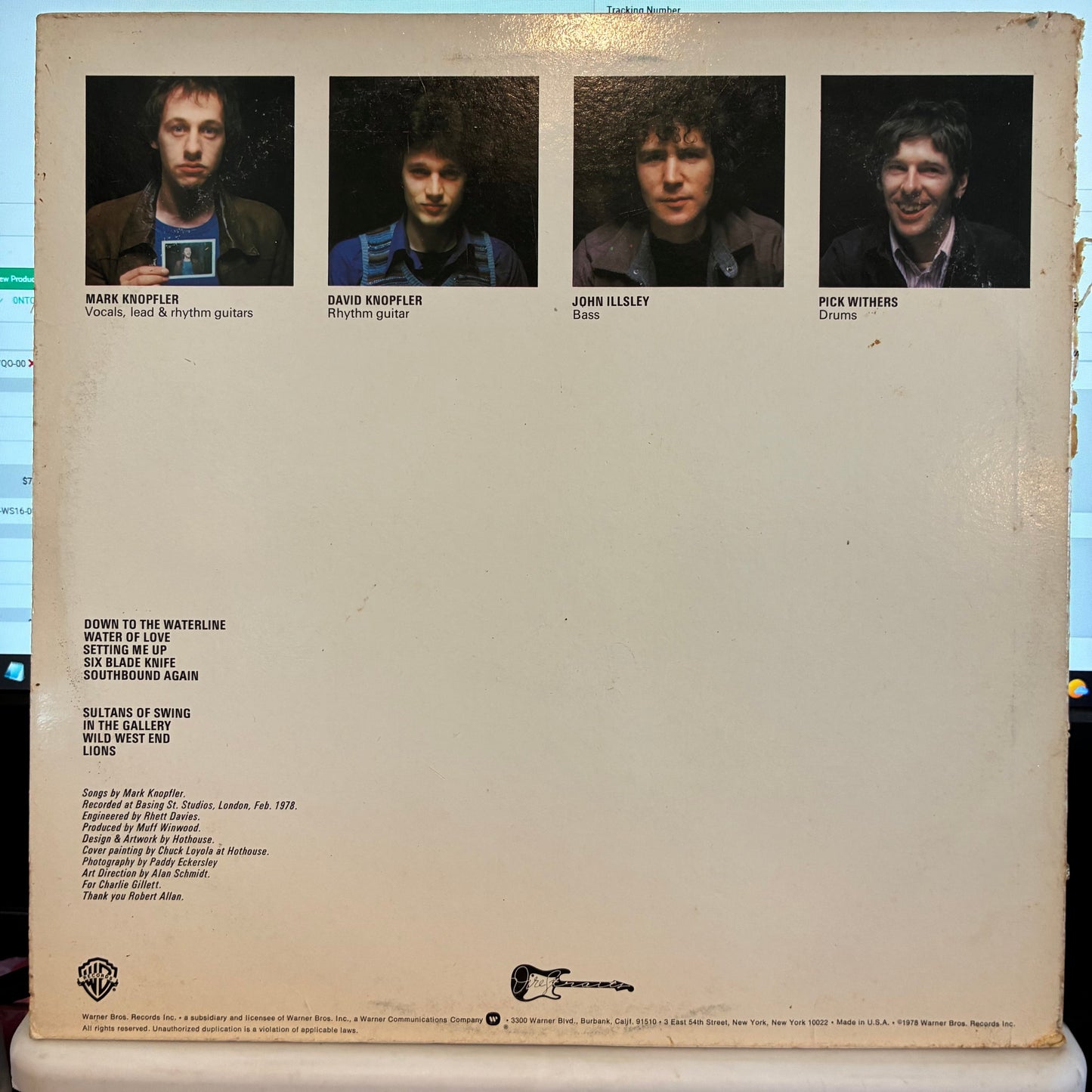 Dire Straits - Dire Straits (VINYL) | Excellent (EX) Very Good Plus (VG+)
