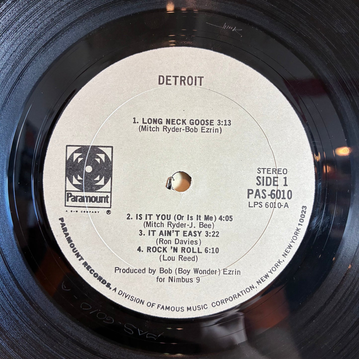 Detroit (2) - Detroit (VINYL) | Excellent (EX) Very Good Plus (VG+)