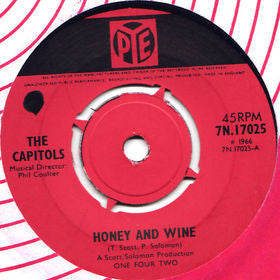 The Capitols (3) - Honey And Wine / Boulavogue (7" VINYL) | Excellent (EX) Excellent (EX)