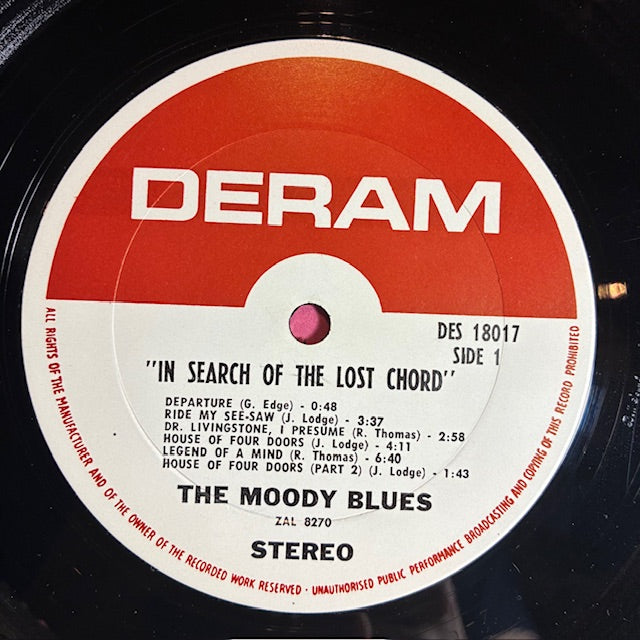 The Moody Blues - In Search Of The Lost Chord (VINYL) | Excellent (EX) Excellent (EX)