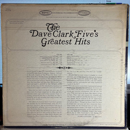 The Dave Clark Five - The Dave Clark Five's Greatest Hits (VINYL) | Excellent (EX) Very Good Plus (VG+)