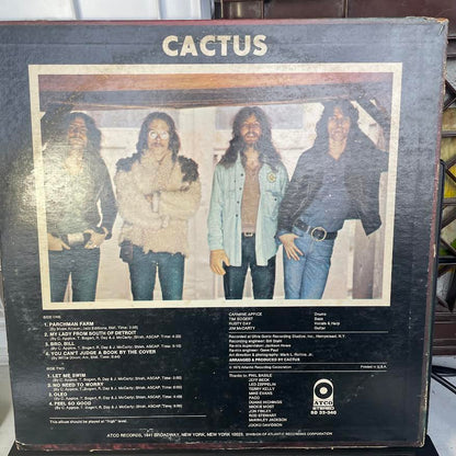 Cactus (3) - Cactus (VINYL) | Excellent (EX) Very Good Plus (VG+)