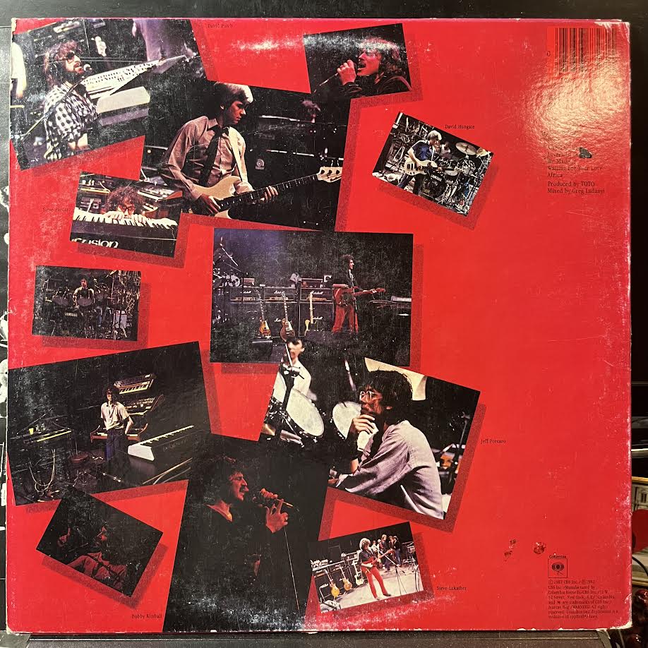 Toto - Toto IV (VINYL) | Excellent (EX) Very Good Plus (VG+)