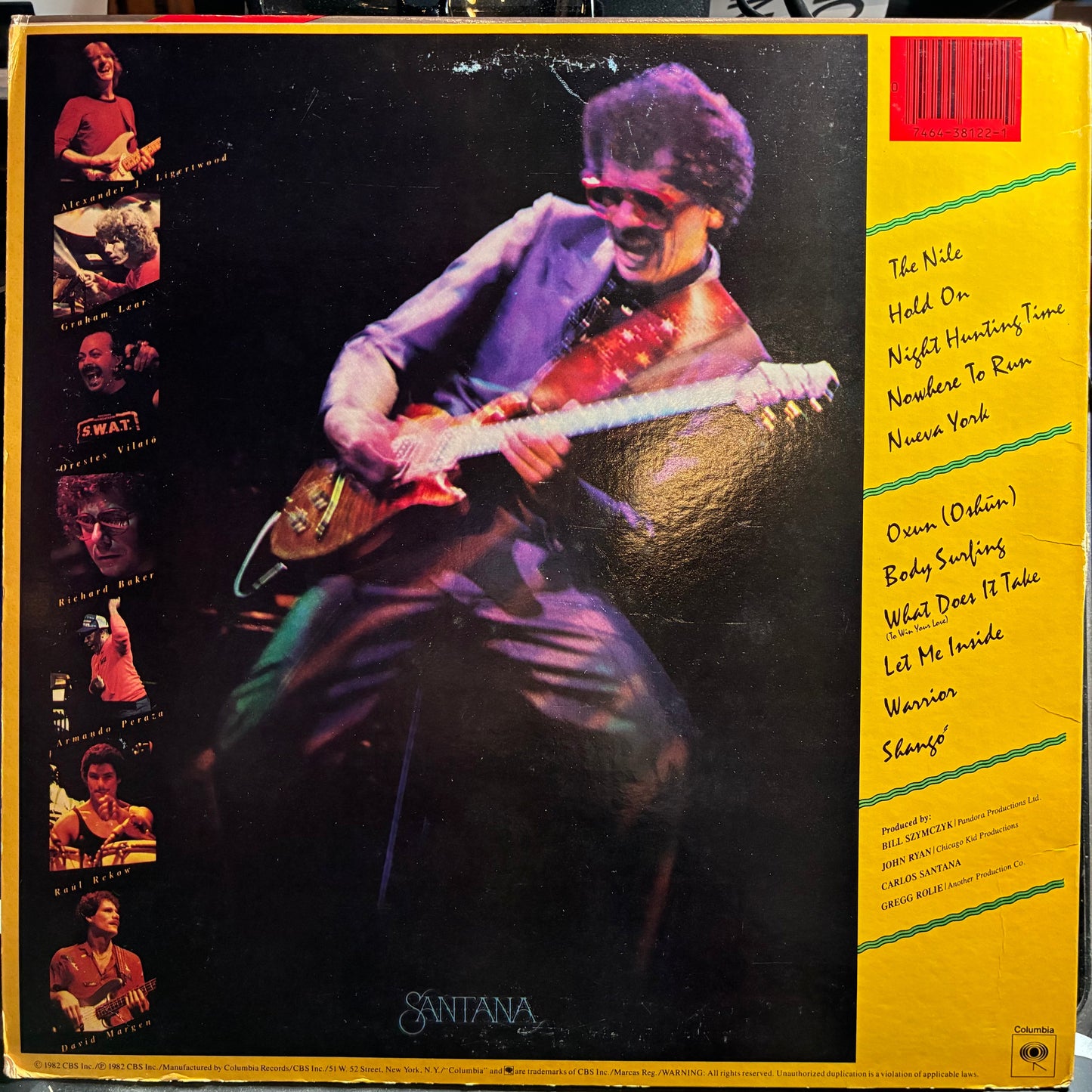 Santana - Shangó (VINYL) | Excellent (EX) Excellent (EX)