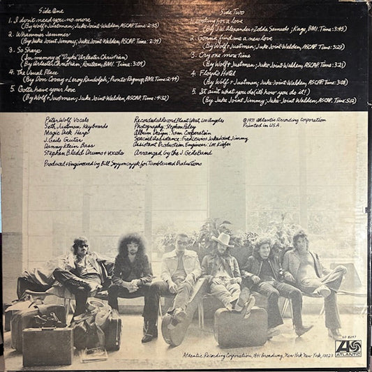 The J. Geils Band - The Morning After (VINYL) | Excellent (EX) Very Good Plus (VG+)
