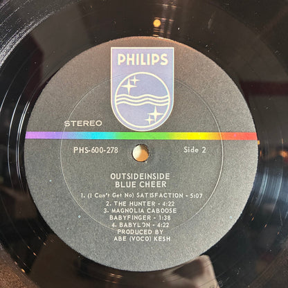 Blue Cheer - Outsideinside (VINYL) | Excellent (EX) Very Good Plus Plus (VG++)
