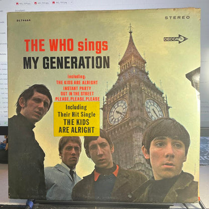 The Who - The Who Sings My Generation (VINYL) | Excellent (EX) Very Good Plus (VG+)