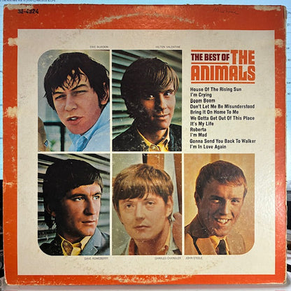 The Animals - The Best Of The Animals (VINYL) | Excellent (EX) Very Good Plus (VG+)
